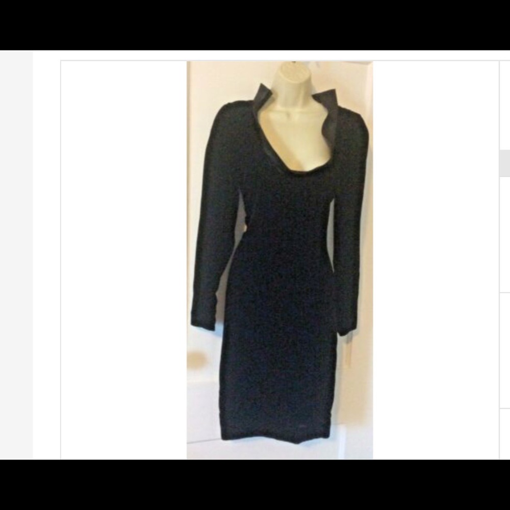 Black Velvet/Silk Vintage CAROLINA HERRERA Dress